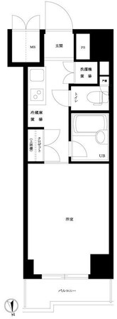 ルーブル南麻布の物件間取画像